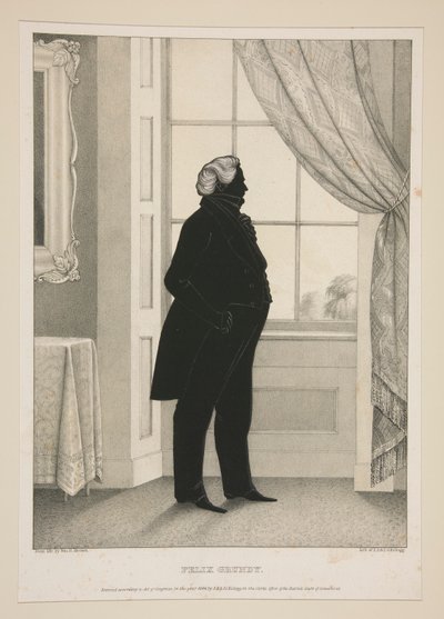 Felix Grundy door Elijah C. Kellogg