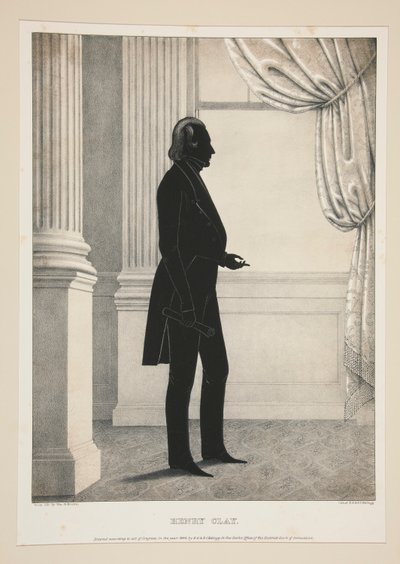 Henry Clay, uit een set van 27 portretten door Elijah C. Kellogg