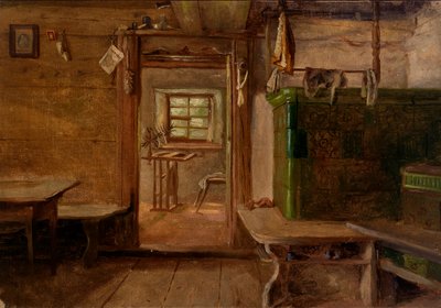 Interieur van een huis door Eliphalet Fraser Andrews