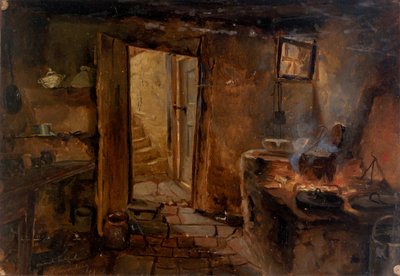 Interieur van een Keuken door Eliphalet Frazer Andrews