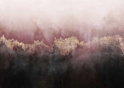Misty Rose Gold Forest door Elisabeth Fredriksson