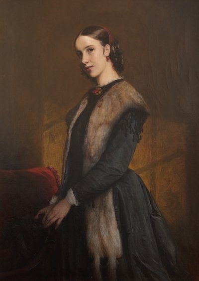 Schrijfster Emma Kraft door Elisabeth Jerichau Baumann