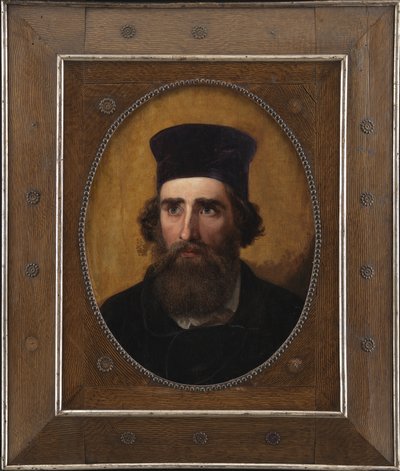 Portret van de Deense schilder Thorald Læssøe (1816-1878) door Elisabeth Jerichau Baumann