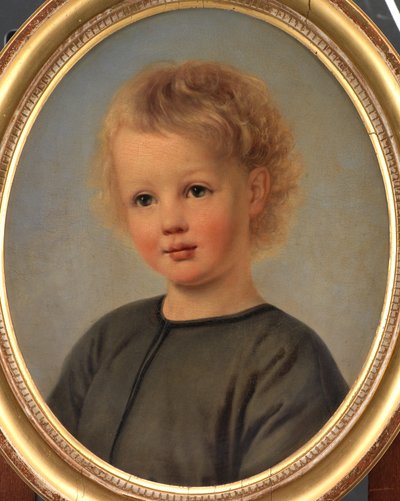 Portret van Holger Aagaard Hammerich als 4-jarige door Elisabeth Jerichau Baumann