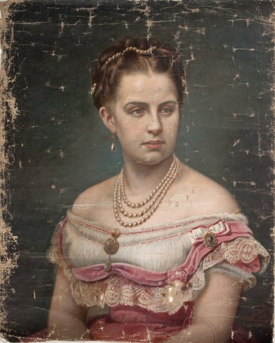 Koningin Olga van Griekenland door Elisabeth Jerichau Baumann