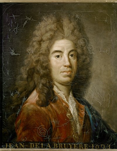 Jean de LA BRUYERE, Portret. 1775 (olieverf op doek) door Elisabeth Louise Vigee Lebrun