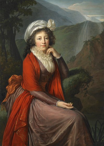 Portret van gravin Maria Theresia Bucquoi door Elisabeth Louise Vigee Lebrun