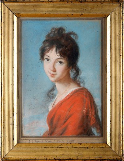 Portret van Prinses Teresa Czartoryska (1785-1868) door Vigee Lebrun, Marie Louise Elisabeth (1755-1842) door Elisabeth Louise Vigee Lebrun