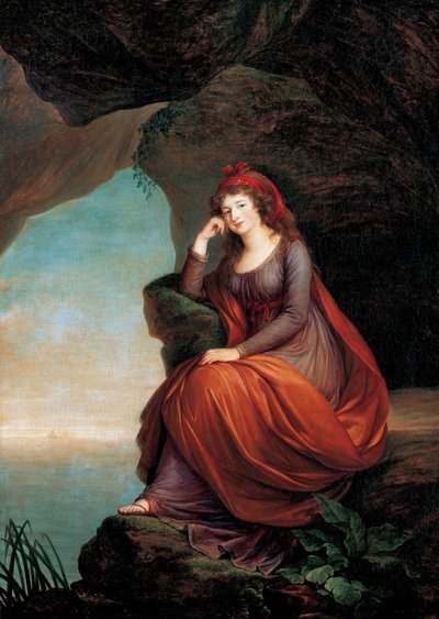 Gravin Maria Josepha Hermengilde Esterházy, geboren Prinses von und zu Liechtenstein 1768-1845, 1793 door Elisabeth Louise Vigee Lebrun