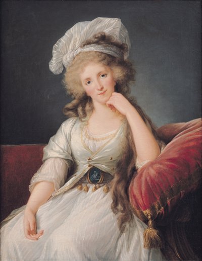 Louise-Marie Adelaide, hertogin van Orleans door Elisabeth Louise Vigee Lebrun