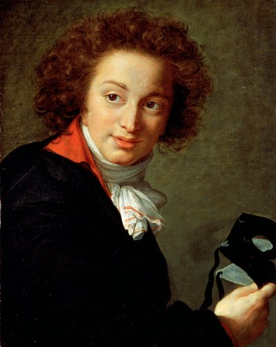 Portret van graaf Grigory Chernyshov met een masker, 1793 door Elisabeth Louise Vigee Lebrun