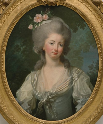 Portret van Ernestine-Frédérique, Prinses de Croy door Elisabeth Louise Vigee Lebrun