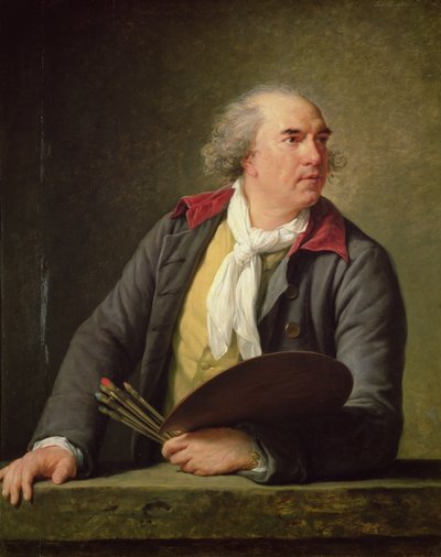 Portret van Hubert Robert (1733-1808) door Elisabeth Louise Vigee Lebrun