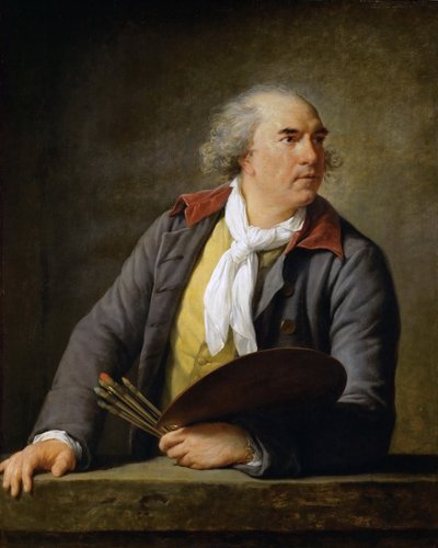 Portret van Hubert Robert 1733-1808, 1788 door Elisabeth Louise Vigee Lebrun