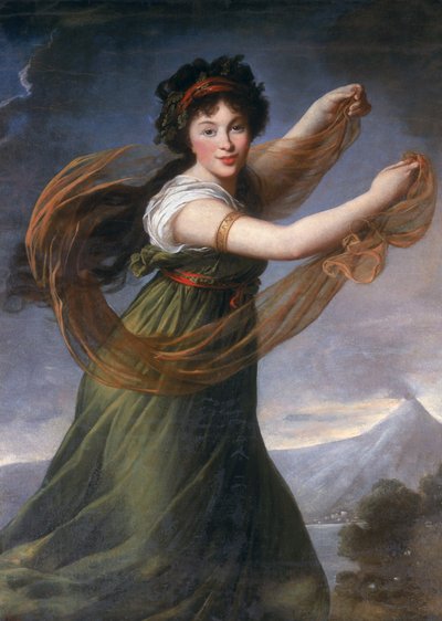 Portret van Pelagia Sapiezyna, 1794 door Elisabeth Louise Vigee Lebrun