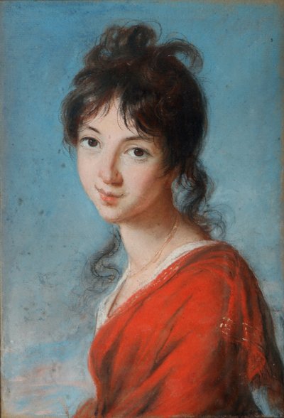 Portret van prinses Teresa Czartoryska 1785-1868, 1800 door Elisabeth Louise Vigee Lebrun