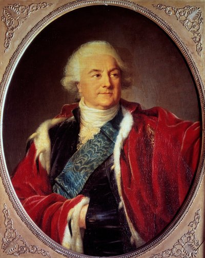 Portret van Stanislaus August Poniatowski (1732-1798) Koning van Polen. Schilderij door Marie Élisabeth Louise Vigée Le Brun (1755-1842) 1797. Kasteel van Versailles door Elisabeth Louise Vigee Lebrun