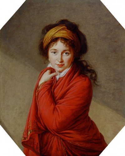 Portret van Varvara Nikolayevna Golovina 1766-1821, née Golitsyna, 1797-1799 door Elisabeth Louise Vigee Lebrun