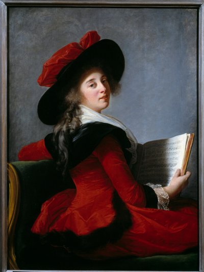 Portret van de barones van Crussol door Elisabeth Louise Vigee Lebrun