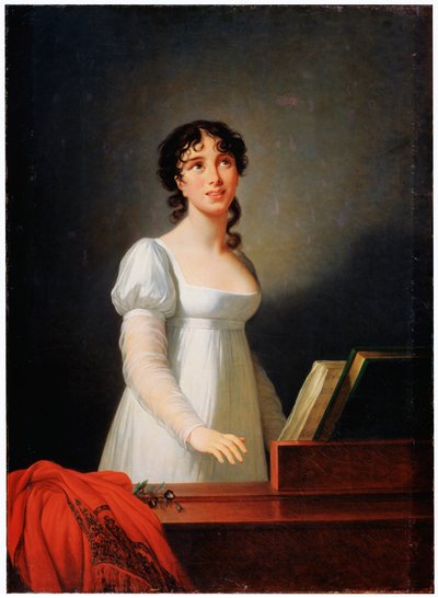 Portret van de Italiaanse zangeres Angelika Catalani, laat 18e of begin 19e eeuw door Elisabeth Louise Vigee Lebrun