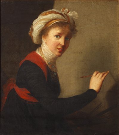 Zelfportret, 1800 door Elisabeth Louise Vigee Lebrun