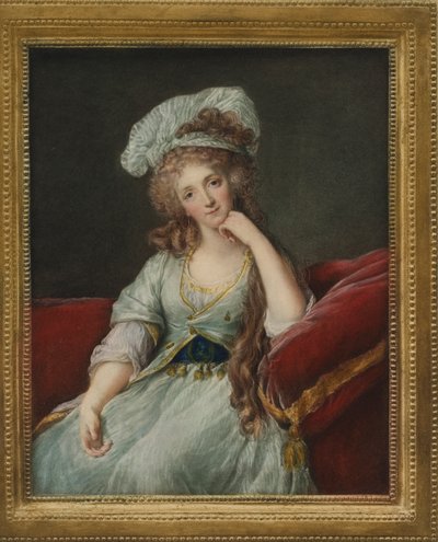Portret van Louise Marie Adelaide de Bourbon-Ponthievre, Hertogin van Orléans door Elisabeth Louise after Vigee Lebrun