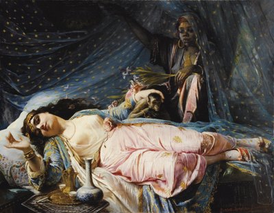 Prinses Zainab Nazli Khanum door Elisabeth Maria Anna Jerichau Baumann