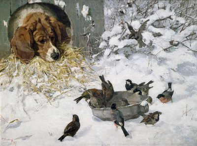 Wintergasten door Elisabeth Sinding