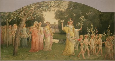 Processie van Flora door Elisabeth Sonrel