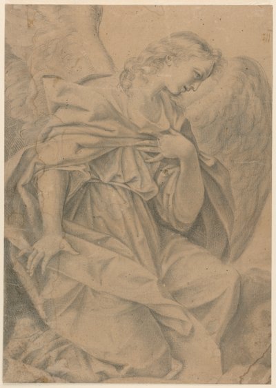 Een Knielende Engel door Elisabetta Sirani