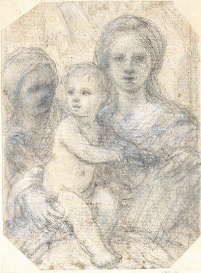 Madonna met kind door Elisabetta Sirani