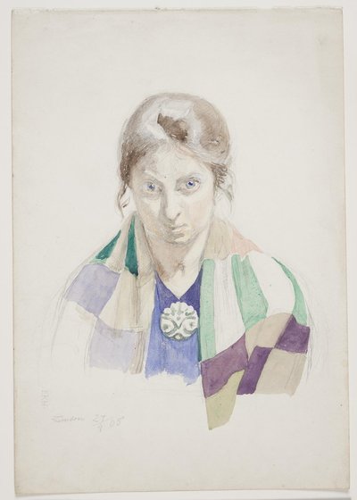 Portret van Olivia Holm-Møller door Elise Konstantin Hansen