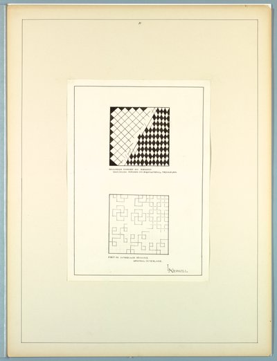 Historisch Ornament, ca. 1900 door Elizabeth A. Nedwill