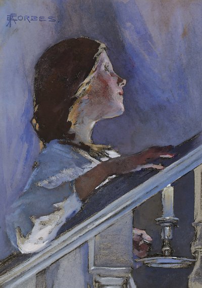 Goedenacht, c.1890 door Elizabeth Adela Stanhope Forbes