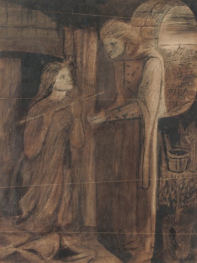 Clerk Saunders door Elizabeth Eleanor Siddal