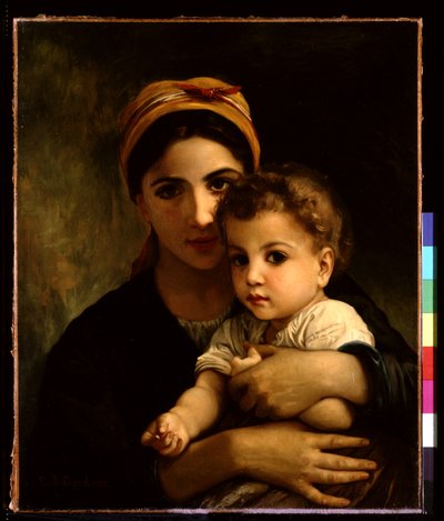 Jong Meisje Met Kind door Elizabeth Jane Gardner Bouguereau