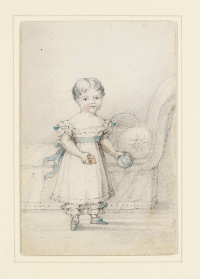 Prinses Victoria met een bal, 1822 door Elizabeth Keith Heathcote