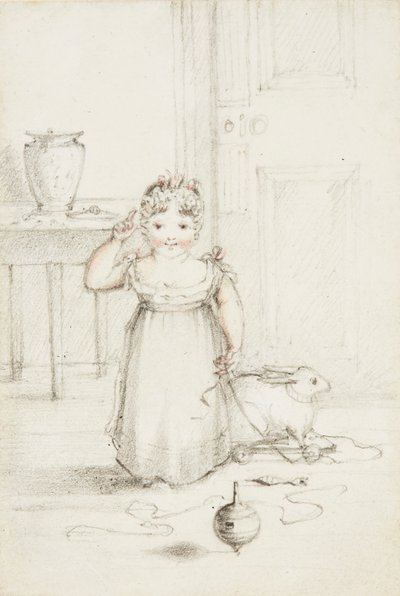 Koningin Victoria als kind door Elizabeth Keith née Lindsay Heathcote