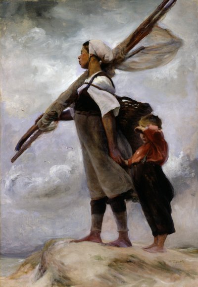 Vissermeisje van Picardië door Elizabeth Nourse