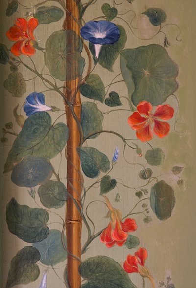 Muurschildering in de Picknickkamer, Kew Palace, Londen, VK, ca. 1804 door Elizabeth Princess