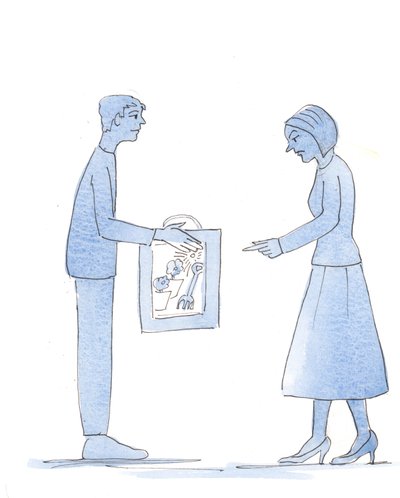 Een persoon die een hekel heeft aan tuinieren, zal niet blij zijn met een tuinierset als cadeau; zo zou een persoon die Gods gaven niet met dankbaarheid bekijkt en zou weigeren ze te gebruiken, niet moeten verwachten te ontvangen. door Elizabeth Wang