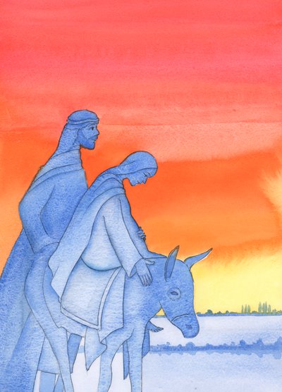 Toen Maria naar Bethlehem reisde, was ze als de Zoon die ze zou baren, op Hem lijkend in nederigheid, liefde, vertrouwen en gehoorzaamheid door Elizabeth Wang