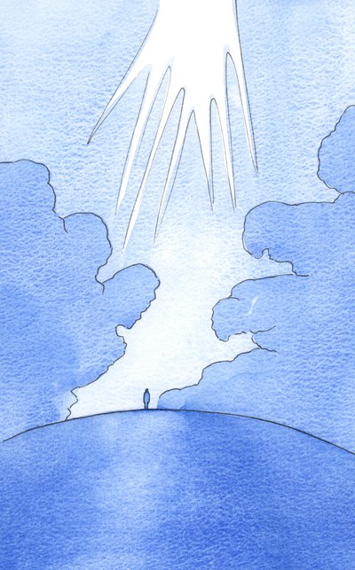 Zoals alleen een krachtige kracht wolken boven de aarde kan wegduwen, zo maakt alleen krachtige contemplatieve gebed een 