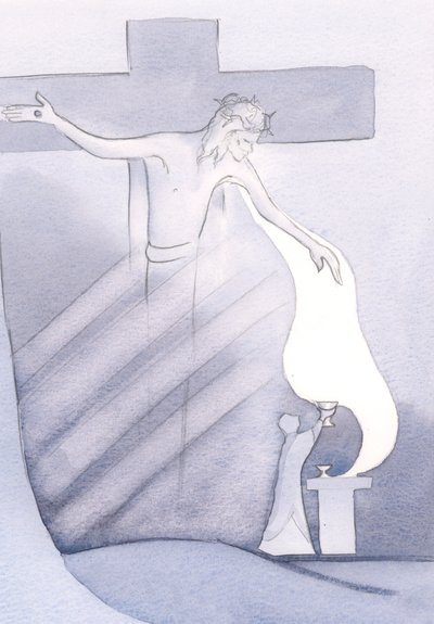 Bij elke Mis wordt Christus