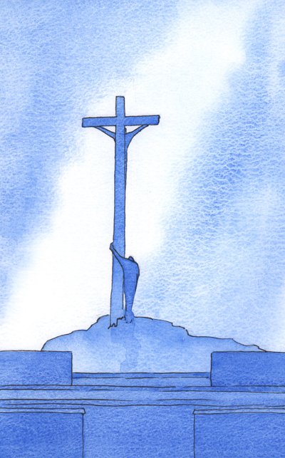Bij elke Mis staan we naast de gekruisigde Christus voor onze redding door Elizabeth Wang