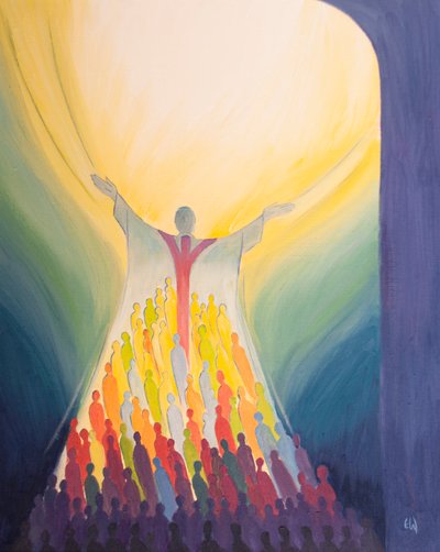 Bij de Mis, als we ons verenigen met Christus