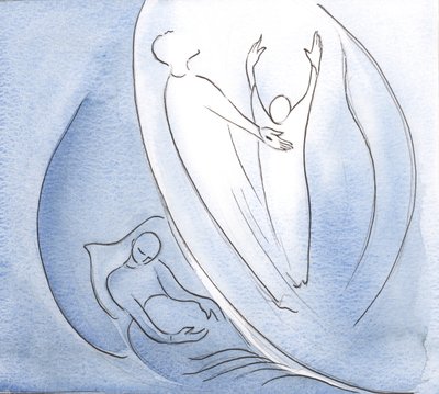 Op het moment van de dood wordt de ziel die in Christus sterft met Hem meegevoerd en naar de Vader gebracht door Elizabeth Wang