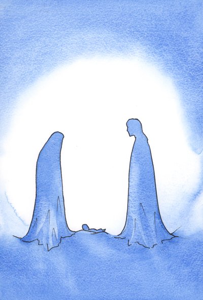 Bij het zien van de wonderbaarlijke baby (wiens moeder voor Hem stond in nog steeds-maagdelijke heiligheid) werd St. Joseph krachtig beloond voor zijn geloof door Elizabeth Wang