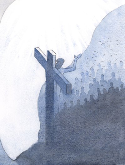 Door Zijn goddelijke mededogen en in solidariteit met Zijn eigen volk op aarde, bedekte Christus de zonden van het hele menselijk ras. door Elizabeth Wang