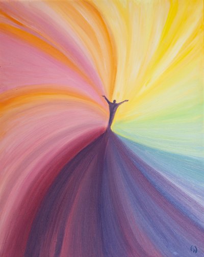 Door ons over te geven aan God in gebed, door in Hem te 